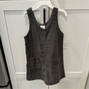 LC Lauren Conrad corduroy jumper overall dress